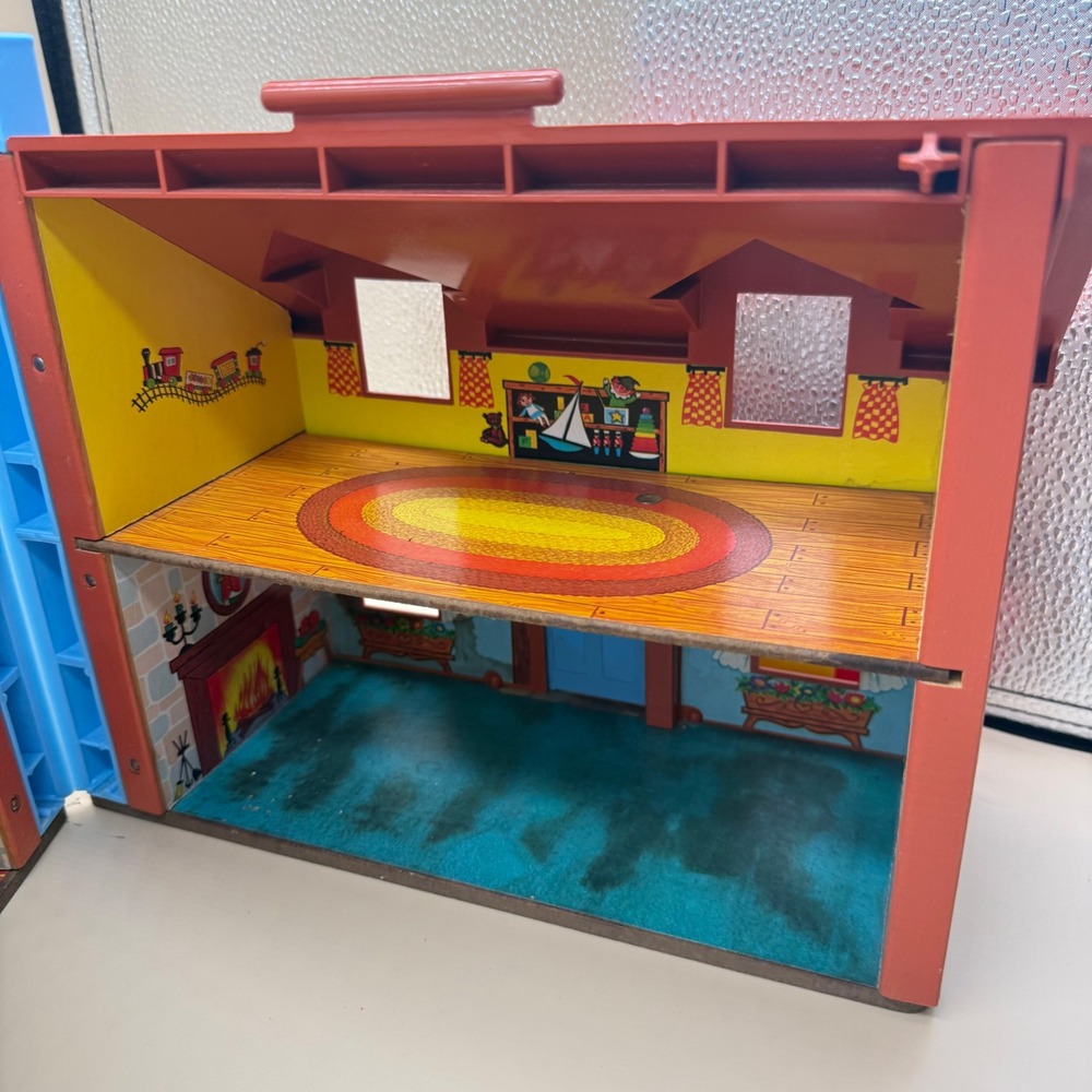 Fisher Price Little People Family House Fisher Price #952 Play 1980s Vintage - Picture 9 of 10